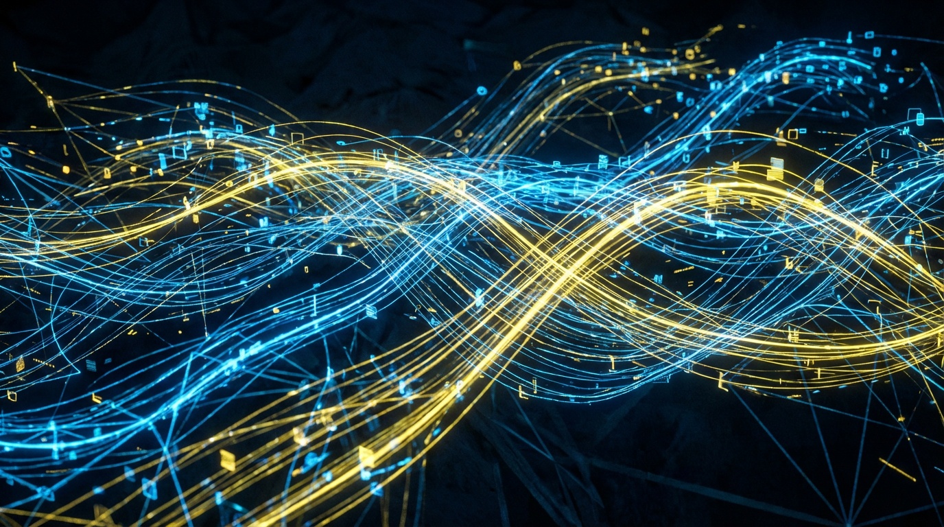 Abstract network background